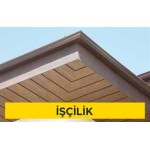 Rendeli ahşaptan saçak altı ve alın kaplaması yapılması (Malzeme Hariç) (İşçilik)