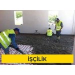 2.5 cm kalınlığında 400 kg çimento dozlu şap yapılması (Malzeme Hariç) (İşçilik)