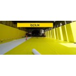 1,5 mm kalınlıkta, PVC esaslı, (düz tip yada sinyal tabakalı) jeomembran ile su yalıtımı yapılması (Malzeme Hariç) (İşçilik)