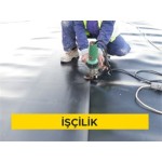 1,5 mm kalınlıkta, EPDM esaslı, (düz tip yada sinyal tabakalı) jeomembran ile su yalıtımı yapılması (Malzeme Hariç) (İşçilik)
