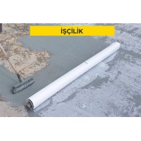 Çimento esaslı polimer modifiyeli iki bileşenli kullanıma hazır yalıtım harcı ile 2 kat halinde toplam 1.5 mm kalınlıkta su yalıtımı yapılması (Malzeme Hariç) (İşçilik)