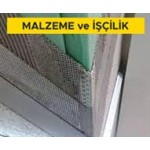 Alüminyum köse profilinin (fileli) temini ve yerine tesbiti (Malzeme Dahil) Alüminyum köse profilinin (fileli) temini ve yerine tesbiti (Malzeme Dahil)