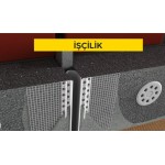 3 cm ile 5 cm (5 cm dahil) arası dilatasyon açıklıkları için kauçuk nem bariyerli pvc esaslı dilatasyon profilinin (fileli) temini ve yerine tespit edilmesi (Malzeme Hariç) (İşçilik) 3 cm ile 5 cm (5 cm dahil) arası dilatasyon açıklıkları için kauçuk nem bariyerli pvc esaslı dilatasyon profilinin (fileli) temini ve yerine tespit edilmesi (Malzeme Hariç) (İşçilik)