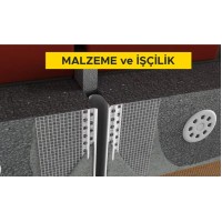 3 cm ile 5 cm (5 cm dahil) arası dilatasyon açıklıkları için kauçuk nem bariyerli pvc esaslı dilatasyon profilinin (fileli) temini ve yerine tespit edilmesi (Malzeme Dahil) 3 cm ile 5 cm (5 cm dahil) arası dilatasyon açıklıkları için kauçuk nem bariyerli pvc esaslı dilatasyon profilinin (fileli) temini ve yerine tespit edilmesi (Malzeme Dahil)