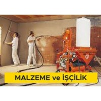 Makina alçısı ile duvarlara 20 mm kalınlığında tek kat alçı sıva yapılması (Beton, tuğla vb. yüzeylere) (Malzeme Dahil) Makina alçısı ile duvarlara 20 mm kalınlığında tek kat alçı sıva yapılması (Beton, tuğla vb. yüzeylere) (Malzeme Dahil)