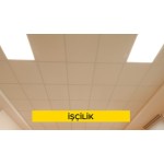 Alçı levha (pvc lamineli) ile asma tavan yapılması (60x60x8 mm) (Malzeme Hariç) (İşçilik) Alçı levha (pvc lamineli) ile asma tavan yapılması (60x60x8 mm) (Malzeme Hariç) (İşçilik)