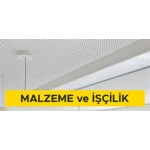 Alçı levha ile delikli (akustik) asma tavan yapılması (60x120x9,5 mm) (Malzeme Dahil) Alçı levha ile delikli (akustik) asma tavan yapılması (60x120x9,5 mm) (Malzeme Dahil)