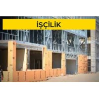 Her iki yüzü cam elyaf şilte kaplı, lifler ile güçlendirilmiş alçı levhalar ile tek iskeletli dış cephe duvarı yapılması ( Tek Duvar C 100 profili-60 cm aks aralığı) (dış yüzeyde tek kat 12,5 mm cam elyaf şilte kaplı levha, iç yüzünde (Malzeme Hariç) (İşç Her iki yüzü cam elyaf şilte kaplı, lifler ile güçlendirilmiş alçı levhalar ile tek iskeletli dış cephe duvarı yapılması ( Tek Duvar C 100 profili-60 cm aks aralığı) (dış yüzeyde tek kat 12,5 mm cam elyaf şilte kaplı levha, iç yüzünde (Malzeme Hariç) (İşç
