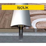 Alüminyum esaslı geçiş profili (4 cm genişliğinde) temini ve yerine monte edilmesi (Malzeme Hariç) (İşçilik) Alüminyum esaslı geçiş profili (4 cm genişliğinde) temini ve yerine monte edilmesi (Malzeme Hariç) (İşçilik)