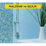 Her renk, boyut, şekil ve desende, fileli (file üzerine dizilmiş) cam mozaikler ile duvar ve cephe kaplaması yapılması. (Malzeme Dahil) Her renk, boyut, şekil ve desende, fileli (file üzerine dizilmiş) cam mozaikler ile duvar ve cephe kaplaması yapılması. (Malzeme Dahil)