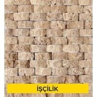 Her renk, boyut, şekil ve desende fileli (file üzerine dizilmiş) doğal taş mozaikler (derzsiz - patlatma yüzeyli) ile derzsiz duvar ve cephe kaplaması yapılması. (Malzeme Hariç) (İşçilik) Her renk, boyut, şekil ve desende fileli (file üzerine dizilmiş) doğal taş mozaikler (derzsiz - patlatma yüzeyli) ile derzsiz duvar ve cephe kaplaması yapılması. (Malzeme Hariç) (İşçilik)