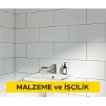 30 x 60 cm anma ebatlarında, her türlü desen ve yüzey özelliğinde, I.kalite, beyaz, sırlı porselen karo ile 3 mm derz aralıklı döşeme kaplaması yapılması (karo yapıştırıcısı ile) (Malzeme Dahil) 30 x 60 cm anma ebatlarında, her türlü desen ve yüzey özelliğinde, I.kalite, beyaz, sırlı porselen karo ile 3 mm derz aralıklı döşeme kaplaması yapılması (karo yapıştırıcısı ile) (Malzeme Dahil)