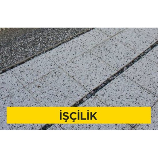 Washbeton yüzey islemli terrazo karo ile dıs mekan döseme kaplaması yapılması (Kırılma Dayanımı Sartları (Sınıf 1) Egilme dayanımı minimum 2,8 Mpa Asınma direnç sınıfı (2-G), 1600 < Yüzey Alanı ? 3600 cm²) (Malzeme Hariç) (İşçilik) Washbeton yüzey islemli terrazo karo ile dıs mekan döseme kaplaması yapılması (Kırılma Dayanımı Sartları (Sınıf 1) Egilme dayanımı minimum 2,8 Mpa Asınma direnç sınıfı (2-G), 1600 < Yüzey Alanı ? 3600 cm²) (Malzeme Hariç) (İşçilik)
