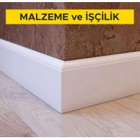 Ahşaptan süpürgelik yapılması ve yerine konulması (Malzeme Dahil)