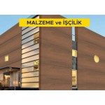 8 mm kalınlığında kompakt lamine levha ile iç duvar ve tavan kaplaması yapılması (Malzeme Dahil) 8 mm kalınlığında kompakt lamine levha ile iç duvar ve tavan kaplaması yapılması (Malzeme Dahil)