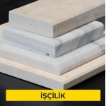 Mermer kenarlarının pahlanması (Malzeme Hariç) (İşçilik)