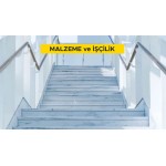 Beyaz mermer levha ile merdiven basamağı kaplaması yapılması (basamak 3 cm, rıht 2 cm kalınlığında) (honlu ve cilalı hariç her türlü yüzey işlemli) (Malzeme Dahil) Beyaz mermer levha ile merdiven basamağı kaplaması yapılması (basamak 3 cm, rıht 2 cm kalınlığında) (honlu ve cilalı hariç her türlü yüzey işlemli) (Malzeme Dahil)