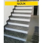 3 cm kalınlığındaki bulancak füme granit ile döşeme kaplaması yapılması (Malzeme Hariç) (İşçilik)