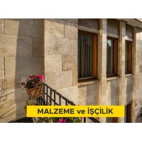 2 cm kalınlığında açık renkli traverten levha ile söve yapılması (2cmx30-40- 50cmxserbest boy) (honlu ve cilalı hariç her türlü yüzey işlemli) (Malzeme Dahil)