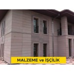 3 cm kalınlığında andezit levha ile duvar kaplaması yapılması (30cmxserbest boy) (Malzeme Dahil) 3 cm kalınlığında andezit levha ile duvar kaplaması yapılması (30cmxserbest boy) (Malzeme Dahil)