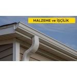 0.50 mm kalınlıkta, sıcak daldırma galvaniz üzeri boyalı düz sacdan eksiz oluk yapılması ve yerine montajı (Sac genişiliği toplam 30 cm) (Malzeme Dahil) 0.50 mm kalınlıkta, sıcak daldırma galvaniz üzeri boyalı düz sacdan eksiz oluk yapılması ve yerine montajı (Sac genişiliği toplam 30 cm) (Malzeme Dahil)