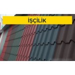 Ahşap çatı üzerine elyaf takviyeli çimentodan yapılmış oluklu levhalarla çatı örtüsü yapılması (Malzeme Hariç) (İşçilik) Ahşap çatı üzerine elyaf takviyeli çimentodan yapılmış oluklu levhalarla çatı örtüsü yapılması (Malzeme Hariç) (İşçilik)