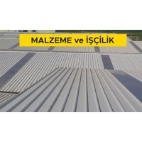 Mevcut çelik aşıklar üzerine, 60 mm taşyünü yalıtımlı (üstü 1.20 mm kalınlıkta PVC membranlı, altı 0.60 mm kalınlıkta boyalı galvanizli sac) çatı paneli ile çatı örtüsü yapılması. (Malzeme Dahil) Mevcut çelik aşıklar üzerine, 60 mm taşyünü yalıtımlı (üstü 1.20 mm kalınlıkta PVC membranlı, altı 0.60 mm kalınlıkta boyalı galvanizli sac) çatı paneli ile çatı örtüsü yapılması. (Malzeme Dahil)