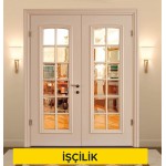 Ahşaptan camlı çarpma iç kapı kanadı yapılması ve yerine konulması (Malzeme Hariç) (İşçilik) Ahşaptan camlı çarpma iç kapı kanadı yapılması ve yerine konulması (Malzeme Hariç) (İşçilik)