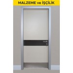 Tuvalet kapılarına alüminyum bant yapılması (Malzeme Dahil)