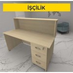 Laminat kaplamalı çekmeceli banko yapılması (Malzeme Hariç) (İşçilik) Laminat kaplamalı çekmeceli banko yapılması (Malzeme Hariç) (İşçilik)