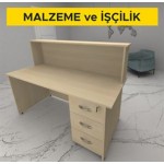 Laminat kaplamalı çekmeceli banko yapılması (Malzeme Dahil) Laminat kaplamalı çekmeceli banko yapılması (Malzeme Dahil)