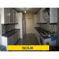 Tip ahşap mutfak tezgah altı dolabı yapılması ve yerine monte edilmesi (1,68x0,85)=1,43m² (Malzeme Hariç) (İşçilik)