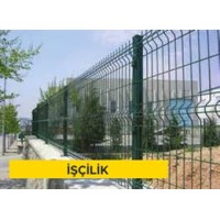 1,20 mt yükseklikte Ø 4,5 mm çapında 50 x 150 mm göz aralıklı min. 2 bükümlü sıcak daldırma galvaniz üzeri elektrostatik polyester toz boyalı panel teller ile çit yapılması (Direk aralığı 2,5 m olacak şekilde duvar üzeri uygulama) (Malzeme Hariç) (İşçilik 1,20 mt yükseklikte Ø 4,5 mm çapında 50 x 150 mm göz aralıklı min. 2 bükümlü sıcak daldırma galvaniz üzeri elektrostatik polyester toz boyalı panel teller ile çit yapılması (Direk aralığı 2,5 m olacak şekilde duvar üzeri uygulama) (Malzeme Hariç) (İşçilik
