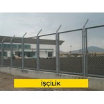 Perde duvar üzerine çerçeveli galvanizli kafes tel ile çevre emniyeti yapılması (Malzeme Hariç) (İşçilik) Perde duvar üzerine çerçeveli galvanizli kafes tel ile çevre emniyeti yapılması (Malzeme Hariç) (İşçilik)