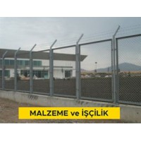 Hudut karakolu için 3 m yüksekliğinde çevre emniyeti yapılması (Malzeme Dahil)