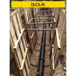 Kazılara aralıklı ahşap kaplamalı iksa yapılması (Malzeme Hariç) (İşçilik) Kazılara aralıklı ahşap kaplamalı iksa yapılması (Malzeme Hariç) (İşçilik)