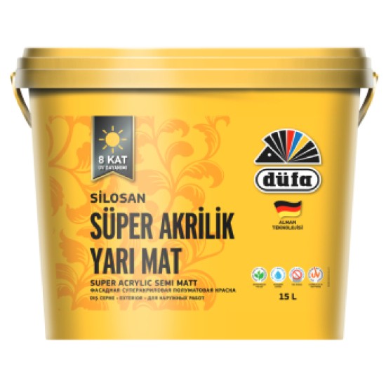 DÜFA - SİLOSAN SÜPER AKRİLİK YARI MAT - Dış Cephe Boyası