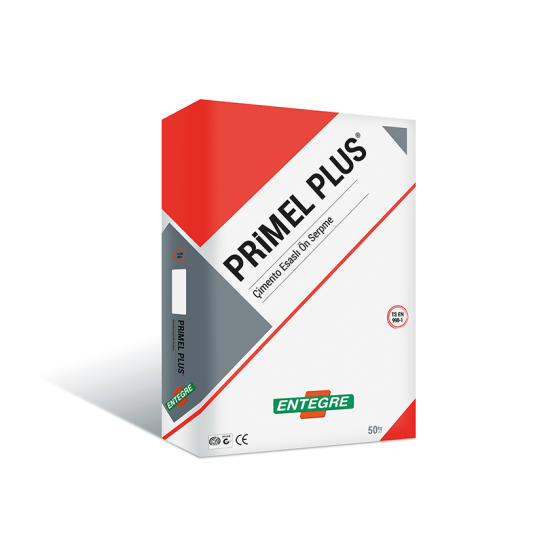 Entegre - Primel Plus - Çimento Esaslı Yüksek Performanslı Hazır Ön Serpme