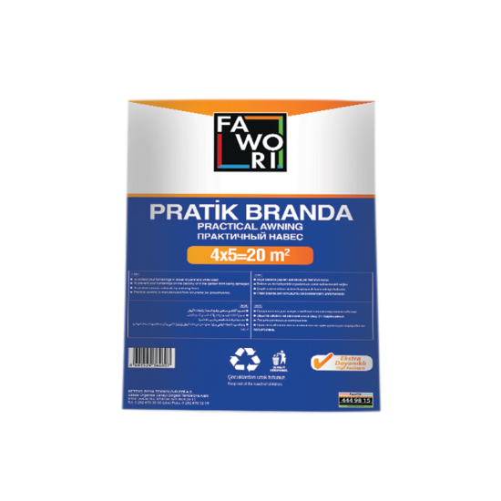 Fawori Boya - Pratik Branda (Ölçüler: 4 x 5 m / 20 m²)