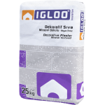 Fixa Yapı Kimyasalları - Igloo Dekoratif Sıva 15 - Mineral Dokulu - Beyaz(İnce)
