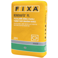 Fixa Yapı Kimyasalları - Renovafix Pl - Puzolanik Kireç Esaslı Tarihi Yapı Onarım Harcı