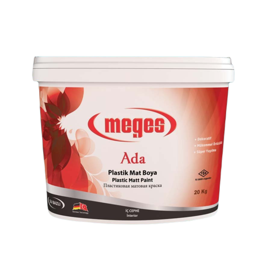 Meges Boya - Ada Silikonlu Soft İpek - Mat İç Cephe Boyası