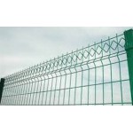 1,13 mt yüksekliğinde (0,96 mt düz + 0,17 mt desen), min.2 bükümlü, sıcak daldırma galvaniz üzeri, Elektrostatik polyester toz boyalı üstü kavisli panel halinde tel (Göz aralığı 60x200 mm / Yatayda Ø 8 mm, Dikeyde Ø 6 mm Kalınlığında Tellerden İmal Edilmi 1,13 mt yüksekliğinde (0,96 mt düz + 0,17 mt desen), min.2 bükümlü, sıcak daldırma galvaniz üzeri, Elektrostatik polyester toz boyalı üstü kavisli panel halinde tel (Göz aralığı 60x200 mm / Yatayda Ø 8 mm, Dikeyde Ø 6 mm Kalınlığında Tellerden İmal Edilmi