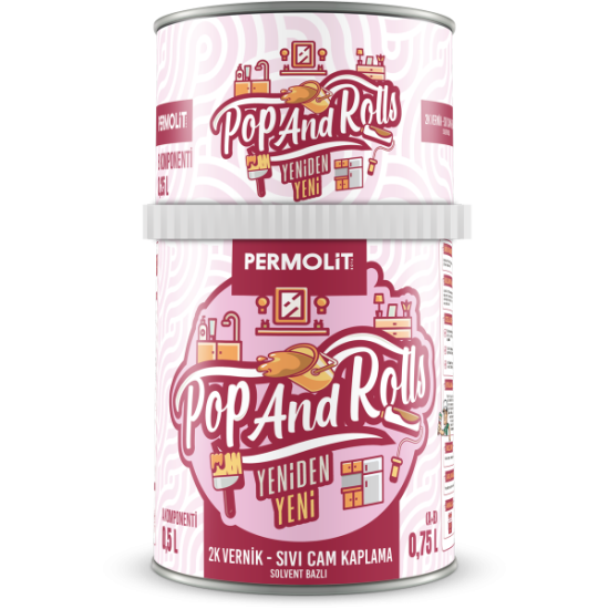 Permolit - Pop and Rolls 2K Vernik Sıvı Cam Kaplama