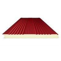 0,50 + 0,40 + (50mm dolgulu), Poliizosiyanurat (PIR) yalıtımlı gizli vidalı sandviç cephe paneli