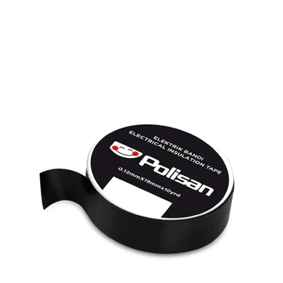 Polisan - Elektrik Bandı - 19 mm x 10 yard