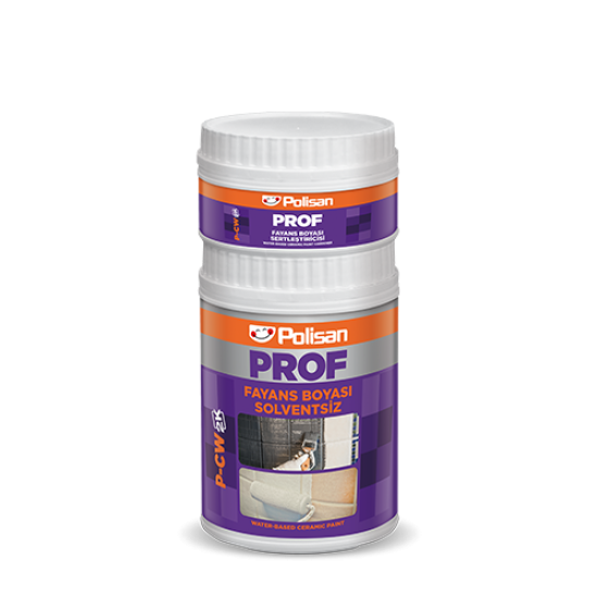 Polisan - Fayans Boyası - Solventsiz (Prof P-Cw 2K) - İki Bileşenli