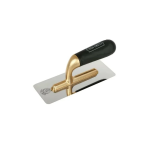 San Deco - Altın Kaplama Kulplu Çelik Sonlama Malası 200 x 80 mm San Deco - Altın Kaplama Kulplu Çelik Sonlama Malası 200 x 80 mm