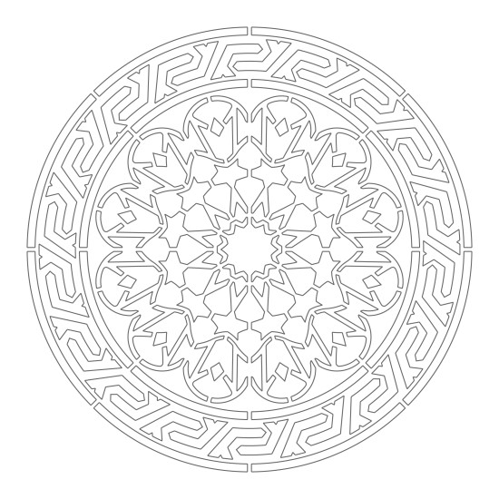 San Deco - Kubbe - Dekoratif Desen Kalıbı