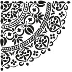 San Deco - Lace - Dekoratif Desen Kalıbı